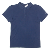ADIDAS Mens Polo Shirt Blue S