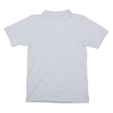 CALVIN KLEIN JEANS Womens Polo Shirt Grey L