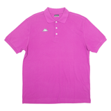 KAPPA Mens Polo Shirt Pink 2XL