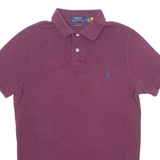 POLO RALPH LAUREN Custom Slim Fit Mens Polo Shirt Maroon S