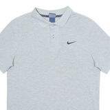 NIKE Mens Polo Shirt Grey M