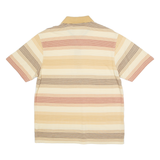 SANTA BARBARA POLO Mens Polo Shirt Beige Striped L