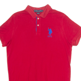 U.S. POLO ASSN. Slim Fit Mens Polo Shirt Red L