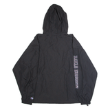 CHAMPION Missouri State Mens Anorak Jacket Black USA Hooded XL