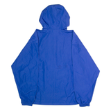 CHAMPION Columbia College Mens Anorak Jacket Blue USA Hooded L