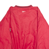 REEBOK Wisconsin Badgers Mens Pullover Jacket Red USA XL