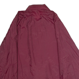 RAINBOW SPORTSWEAR Lowry Golf Course Mens Coach Jacket Maroon Nylon 80s USA L
