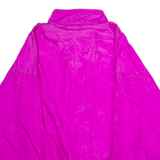 BASIC RITUALS Womens Shell Jacket Pink Nylon 80s Floral L