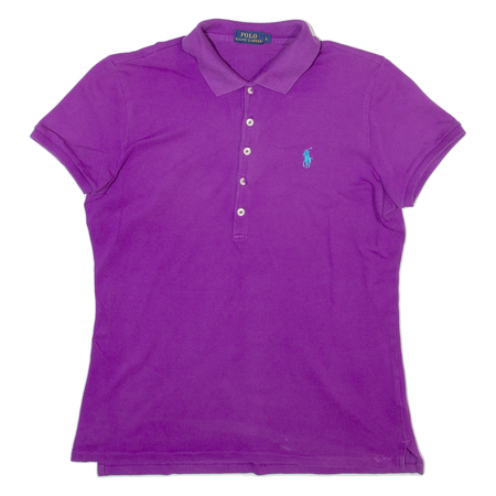 POLO RALPH LAUREN Mens Polo Shirt Purple L
