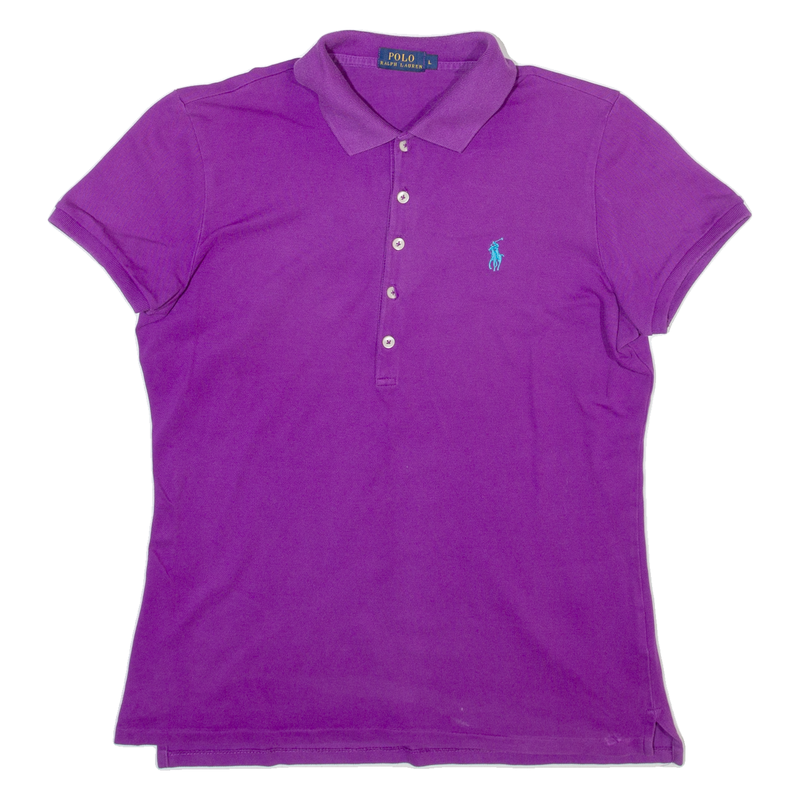 POLO RALPH LAUREN Mens Polo Shirt Purple L