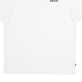 PUMA Mens Polo Shirt White XL