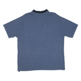 CHAPS RALPH LAUREN Mens Polo Shirt Blue Striped XL