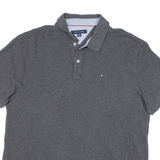 TOMMY HILFIGER Mens Polo Shirt Grey XL