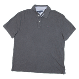 TOMMY HILFIGER Mens Polo Shirt Grey XL