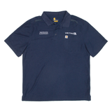 CARHARTT Warehousing And Distribution Mens Polo Shirt Blue L