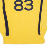 NAUTICA Mens Polo Shirt Yellow Long Sleeve L
