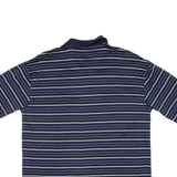 TOMMY HILFIGER Mens Polo Shirt Blue Striped 2XL