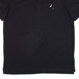 NAUTICA Mens Polo Shirt Black L