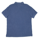 TOMMY HILFIGER Custom Fit Mens Polo Shirt Blue L