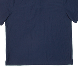 CARHARTT Relaxed Fit Mens Polo Shirt Blue L