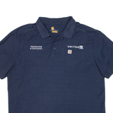 CARHARTT Warehouse And Distribution Mens Polo Shirt Blue L