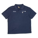 CARHARTT Warehouse And Distribution Mens Polo Shirt Blue L