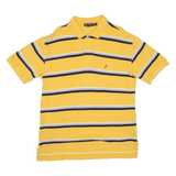 NAUTICA Mens Polo Shirt Yellow M