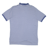 POLO RALPH LAUREN Mens Polo Shirt Blue Striped M