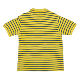 CHAPS RALPH LAUREN Mens Polo Shirt Yellow Striped L