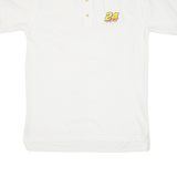 CHASE AUTHENTICS Mens Polo Shirt White M