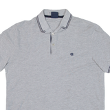 CHAMPION Mens Polo Shirt Grey L