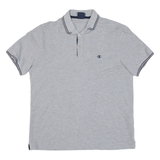CHAMPION Mens Polo Shirt Grey L