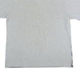 REEBOK Mens Polo Shirt Grey Striped XL