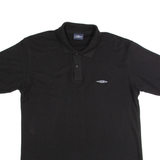 UMBRO Mens Polo Shirt Black M