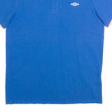 UMBRO Mens Polo Shirt Blue L