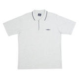 UMBRO Mens Polo Shirt Grey L