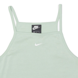 NIKE Cropped Womens Vest Green Sleeveless M
