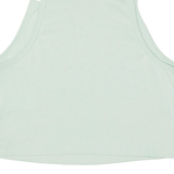 NIKE Cropped Womens Vest Green Sleeveless M