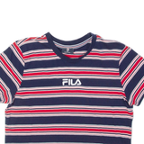 FILA Cropped Womens T-Shirt Blue XS