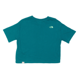 THE NORTH FACE Never Stop Exploring Cropped Womens T-Shirt Green S