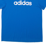 ADIDAS Mens T-Shirt Blue M