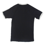 ADIDAS Mens T-Shirt Black Crew Neck S