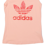 ADIDAS Womens T-Shirt Pink Sleeveless UK 12