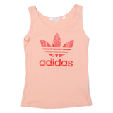 ADIDAS Womens T-Shirt Pink Sleeveless UK 12