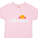 ELLESSE Womens T-Shirt Pink UK 8