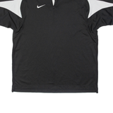 NIKE Mens Jersey Black Collared XL