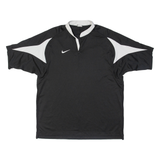 NIKE Mens Jersey Black Collared XL