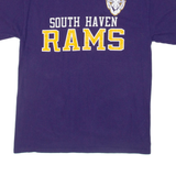 CHAMPION South Haven Rams Mens T-Shirt Purple USA M