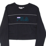 FILA Cropped Womens T-Shirt Black M