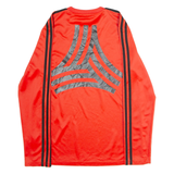 ADIDAS Tango Template Mens Football Shirt Jersey Orange USA Crew Neck M